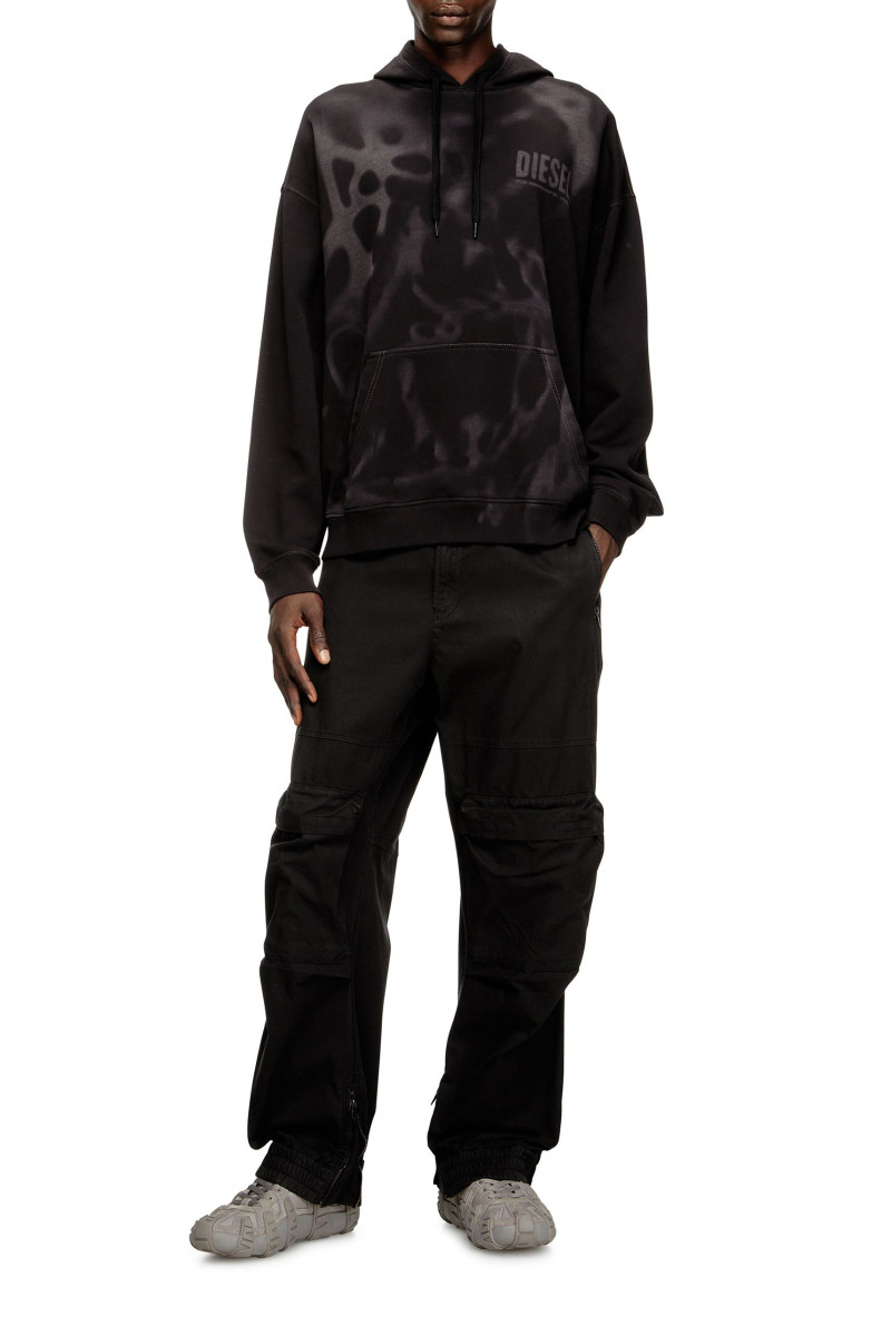 Mikina Diesel S-Boxt-Hood-V2 Sweat-Shirt Black