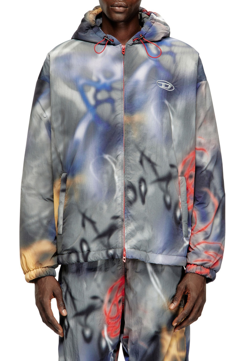 Bunda Diesel J-Mirr Jacket Grey/Purple