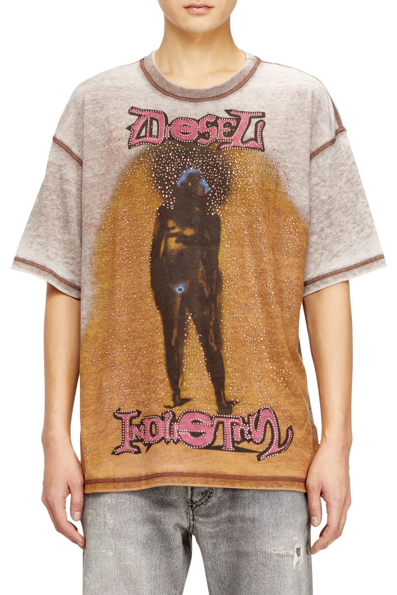 Tričko Diesel T-Boxt-V12 T-Shirt Marrone Scuro