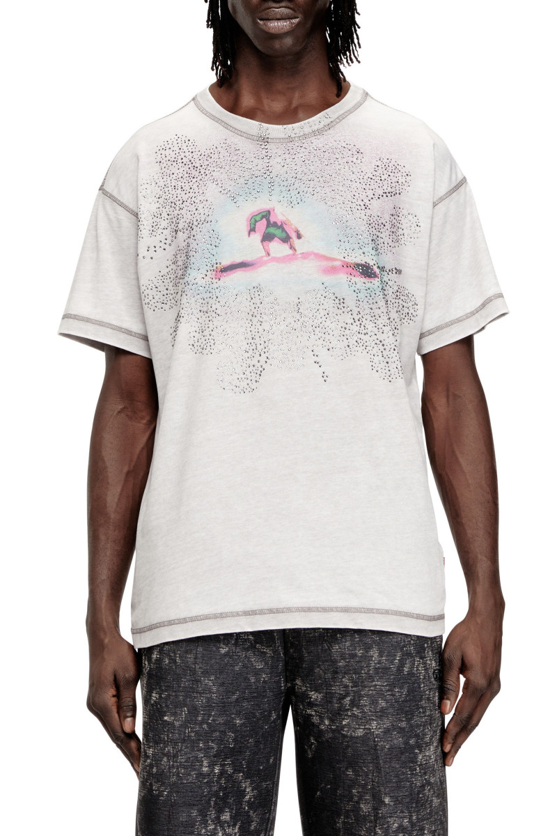 Póló Diesel T-Norm-V6 T-Shirt Mouse Grey