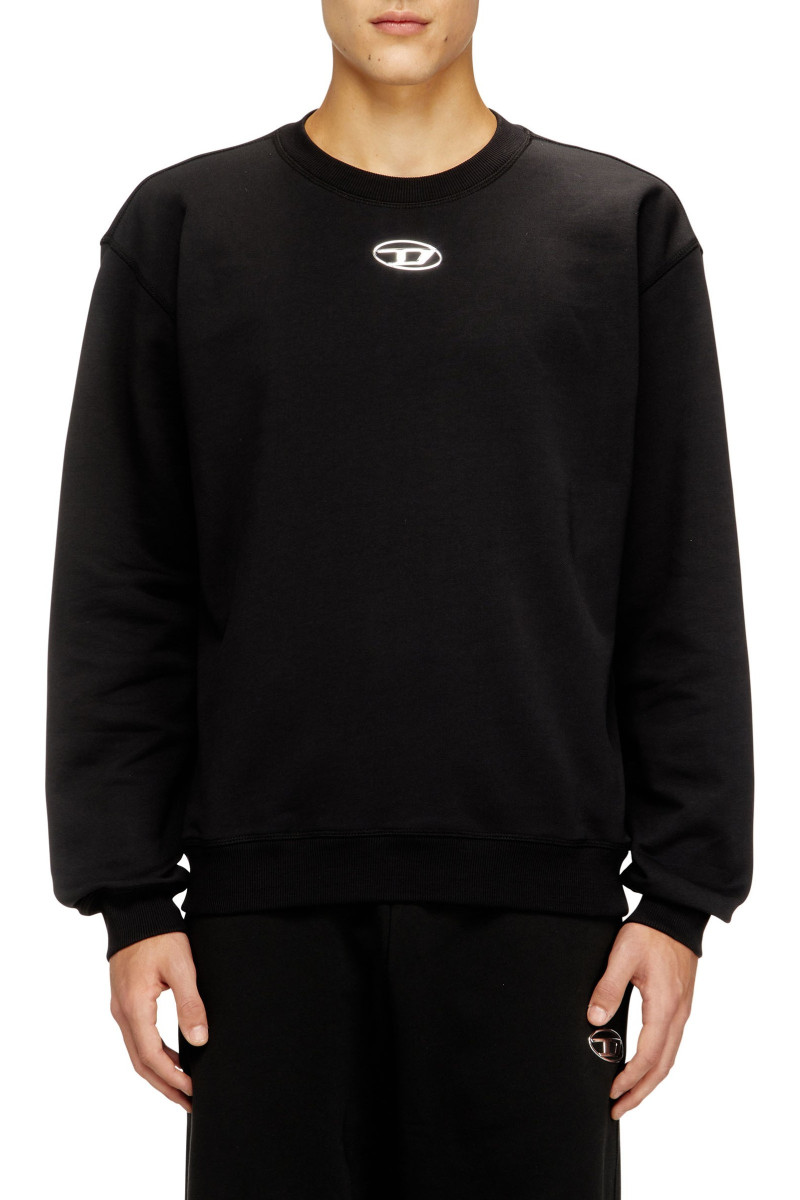 Mikina Diesel S-Norm-Iod Sweat-Shirt Caviar