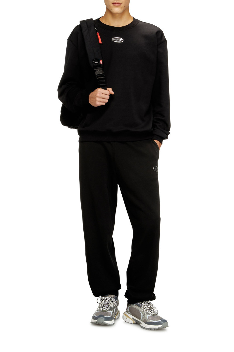 Mikina Diesel S-Norm-Iod Sweat-Shirt Caviar
