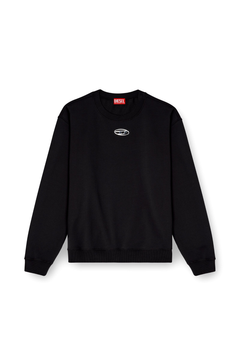 Mikina Diesel S-Norm-Iod Sweat-Shirt Caviar