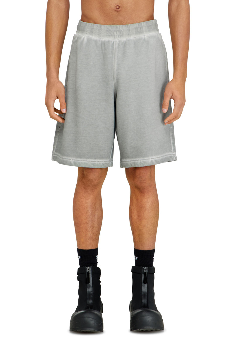 Teplákové Šortky Diesel P-Crown-V1 Shorts Steeple Gray