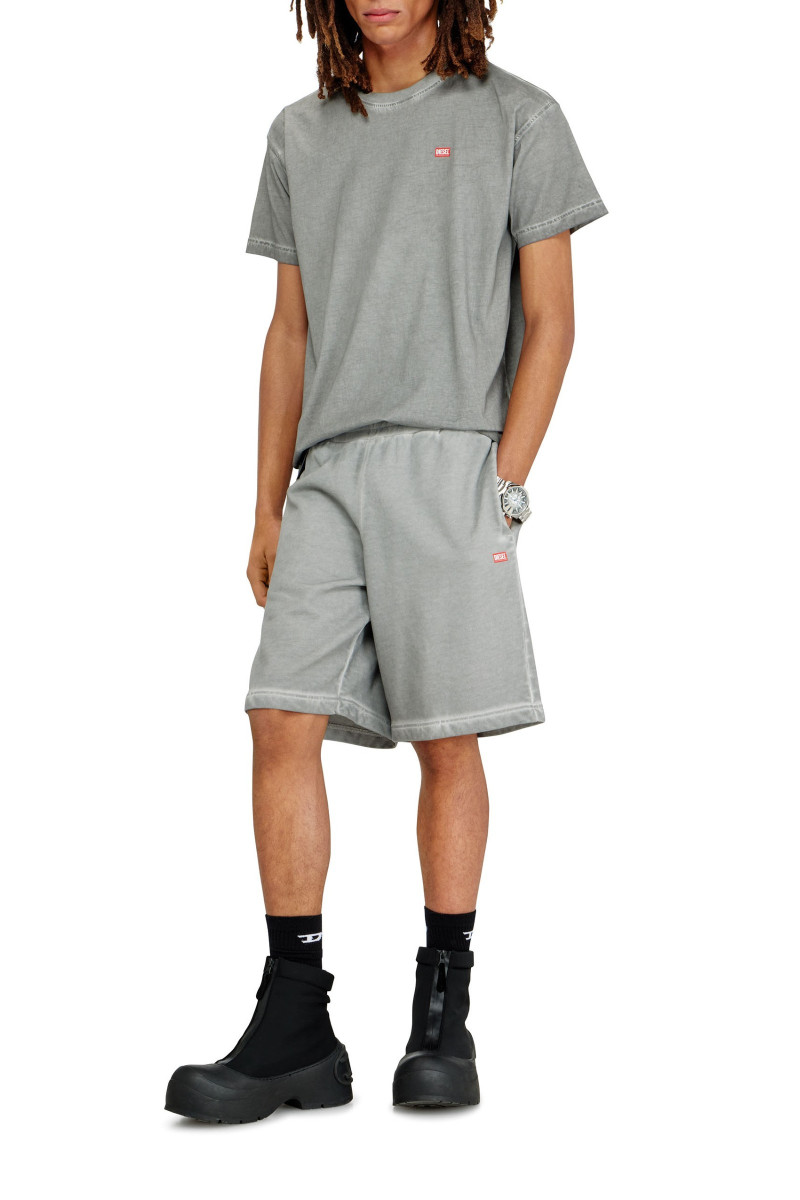 Teplákové Šortky Diesel P-Crown-V1 Shorts Steeple Gray