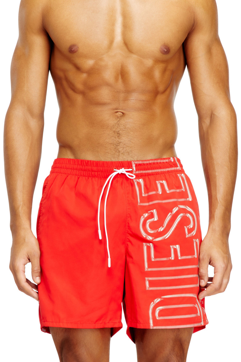 Fürdőruha Diesel Soccer-41-D-Core Boxer-Shorts Red