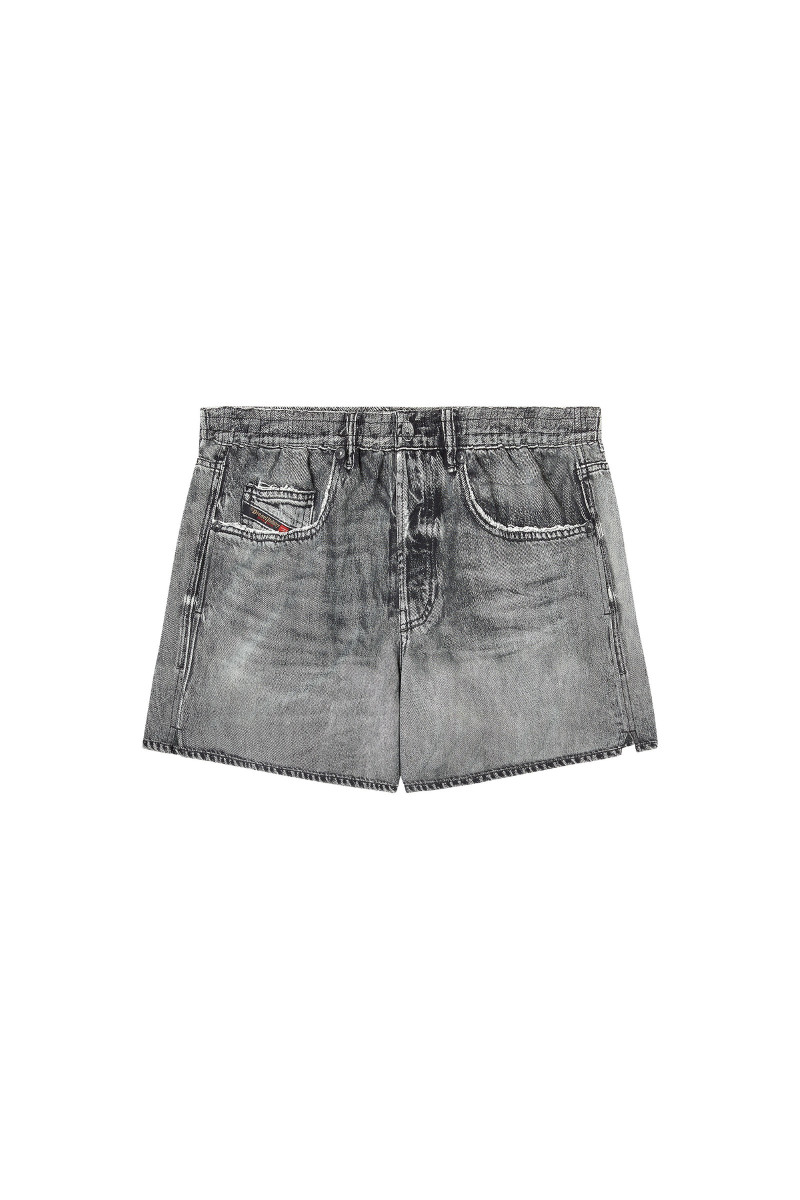 Plavky Diesel Soccer-41-Dnm Boxer-Shorts Grey Denim
