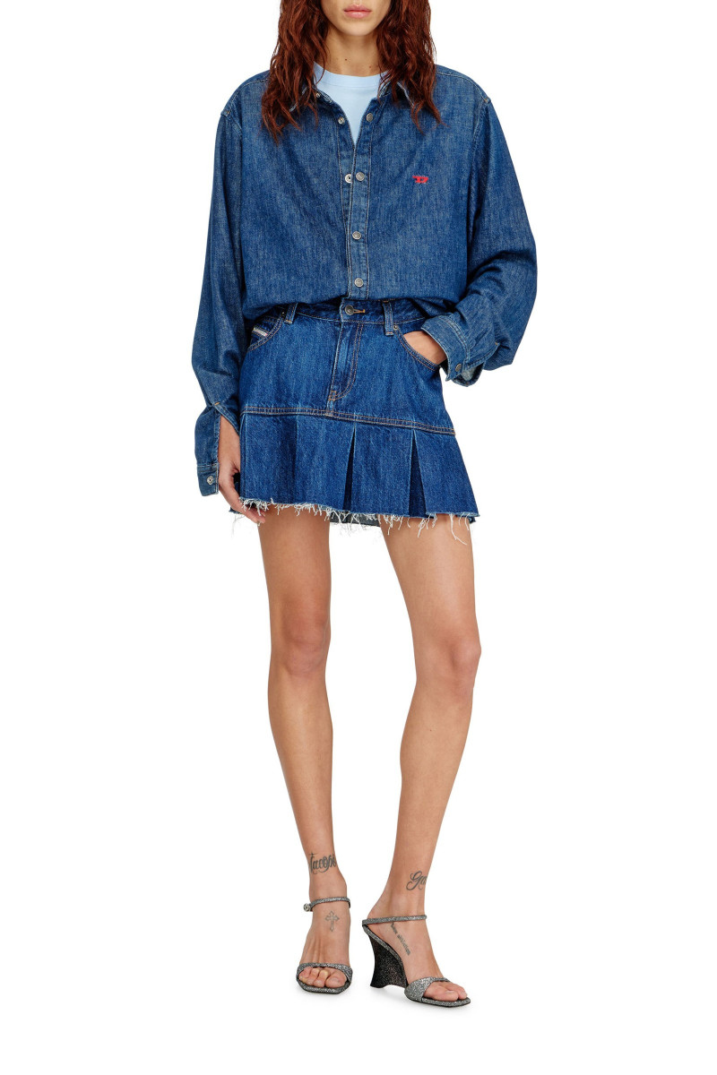 Sukňa Diesel De-Reen Skirt Denim