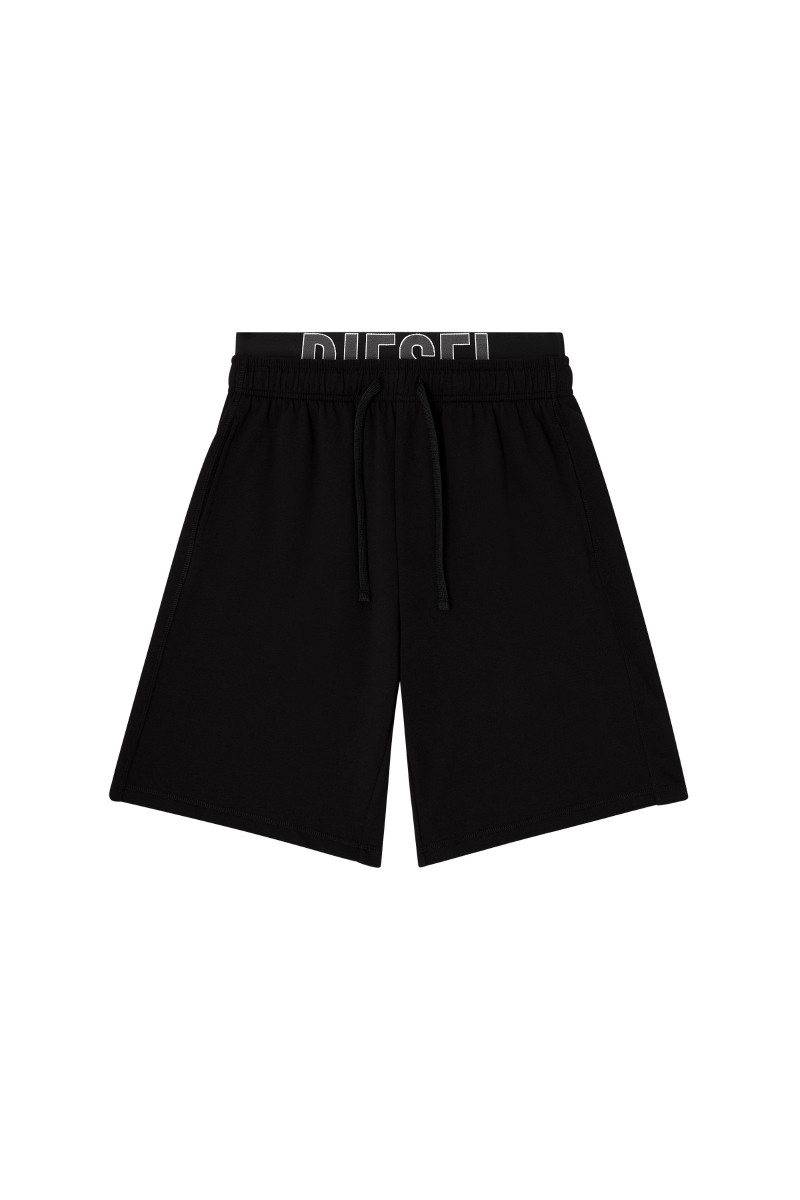 Teplákové Šortky Diesel Devin-D-Pop Black