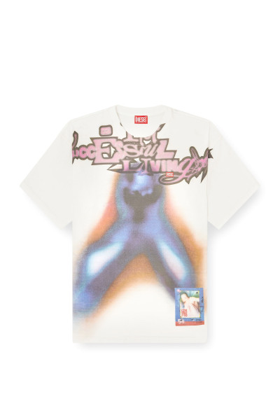 TRIČKO DIESEL T-BOXT-V13 T-SHIRT - Fotografie č. 4