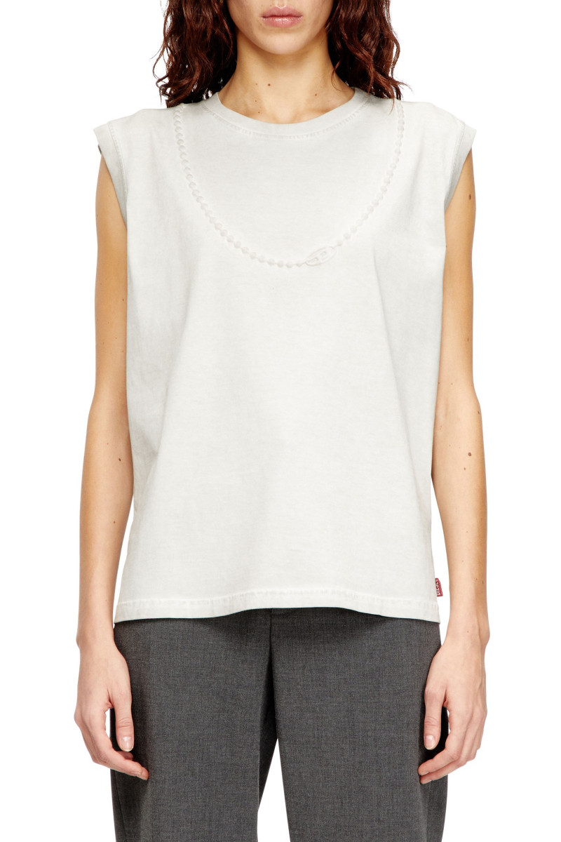 Póló Diesel T-Embej T-Shirt Off White