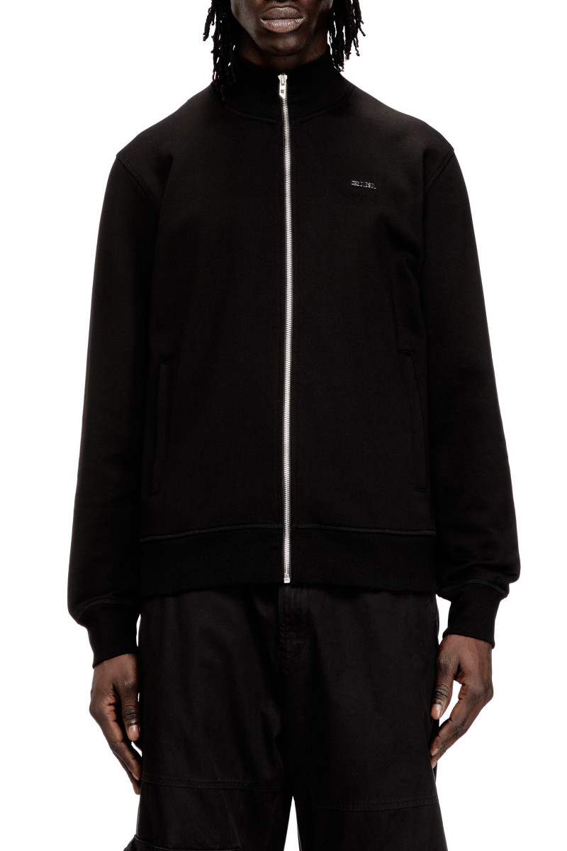 Mikina Diesel S-Lock-Met Sweat-Shirt Black