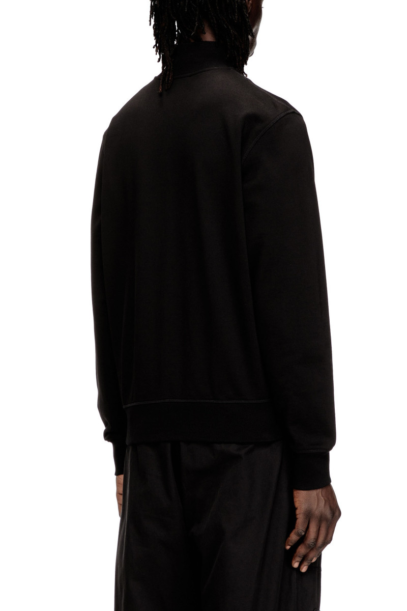 Mikina Diesel S-Lock-Met Sweat-Shirt Black