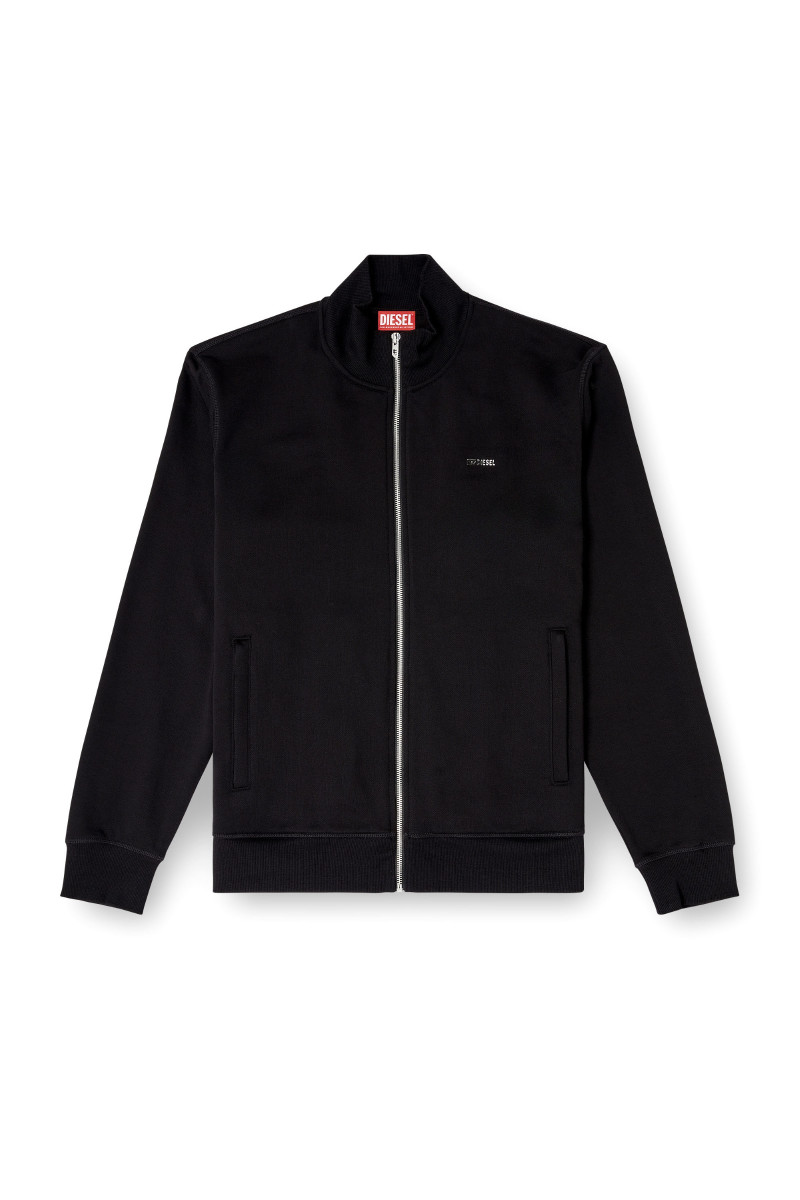 Mikina Diesel S-Lock-Met Sweat-Shirt Black