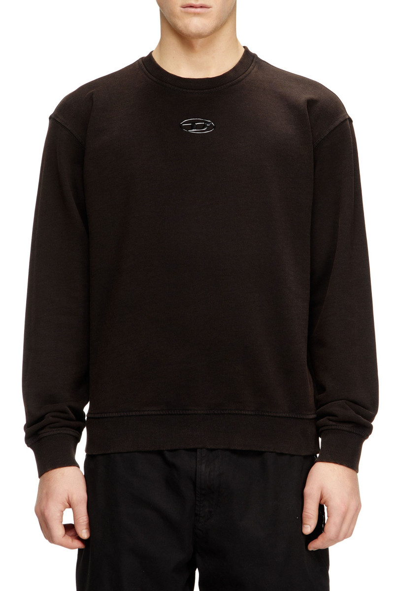 Mikina Diesel S-Norm-V1 Sweat-Shirt Black