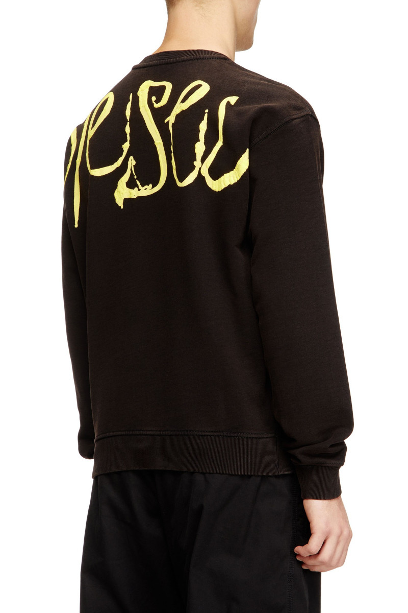 Mikina Diesel S-Norm-V1 Sweat-Shirt Black