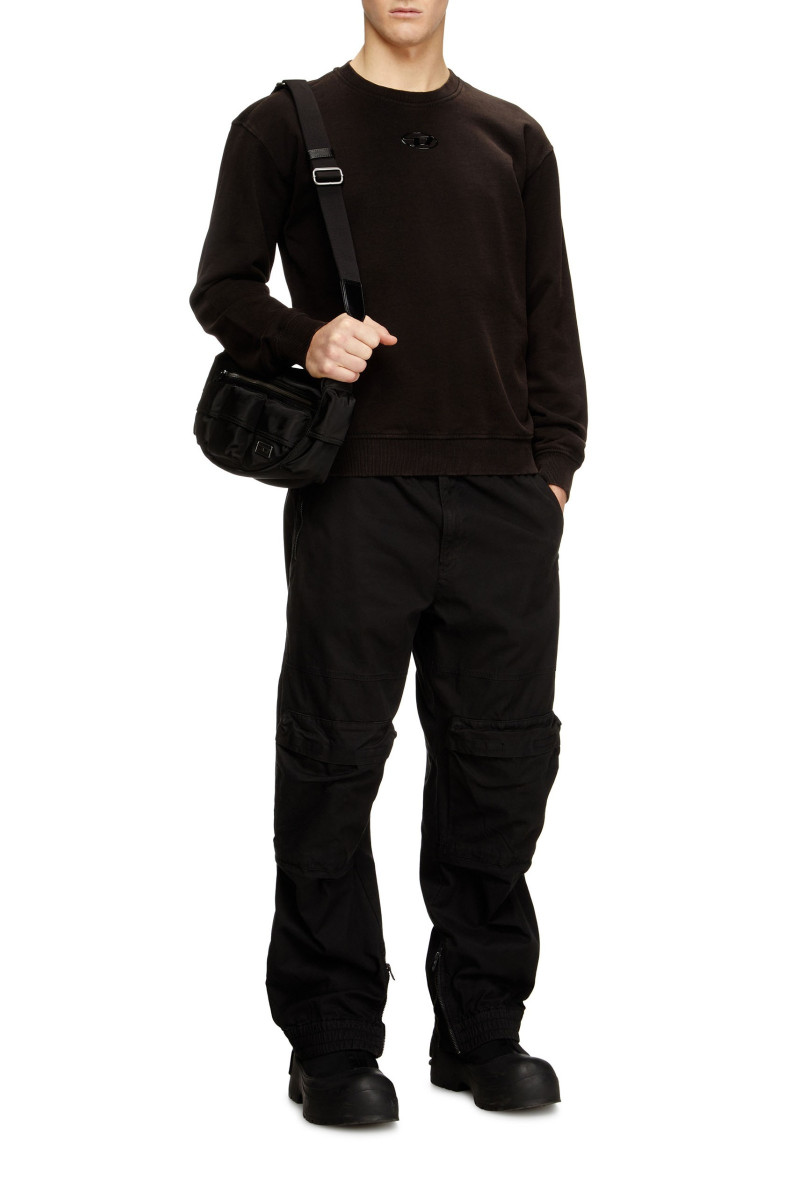 Mikina Diesel S-Norm-V1 Sweat-Shirt Black
