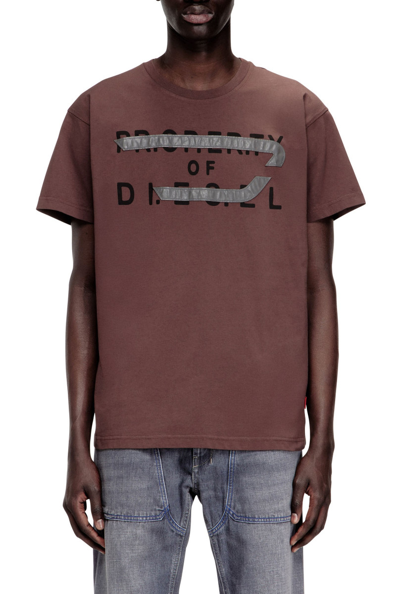Póló Diesel T-Norm-V11 T-Shirt Chicory Coffee