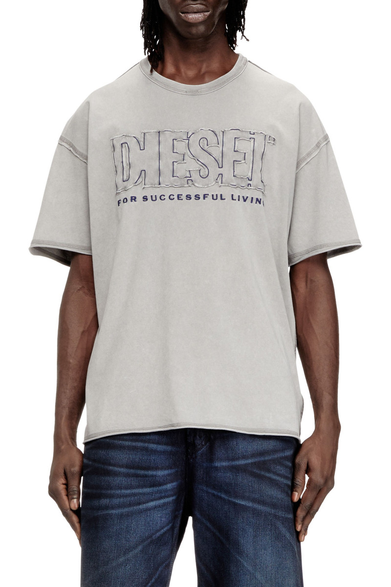 Tričko Diesel T-Rawboxt T-Shirt Steeple Gray