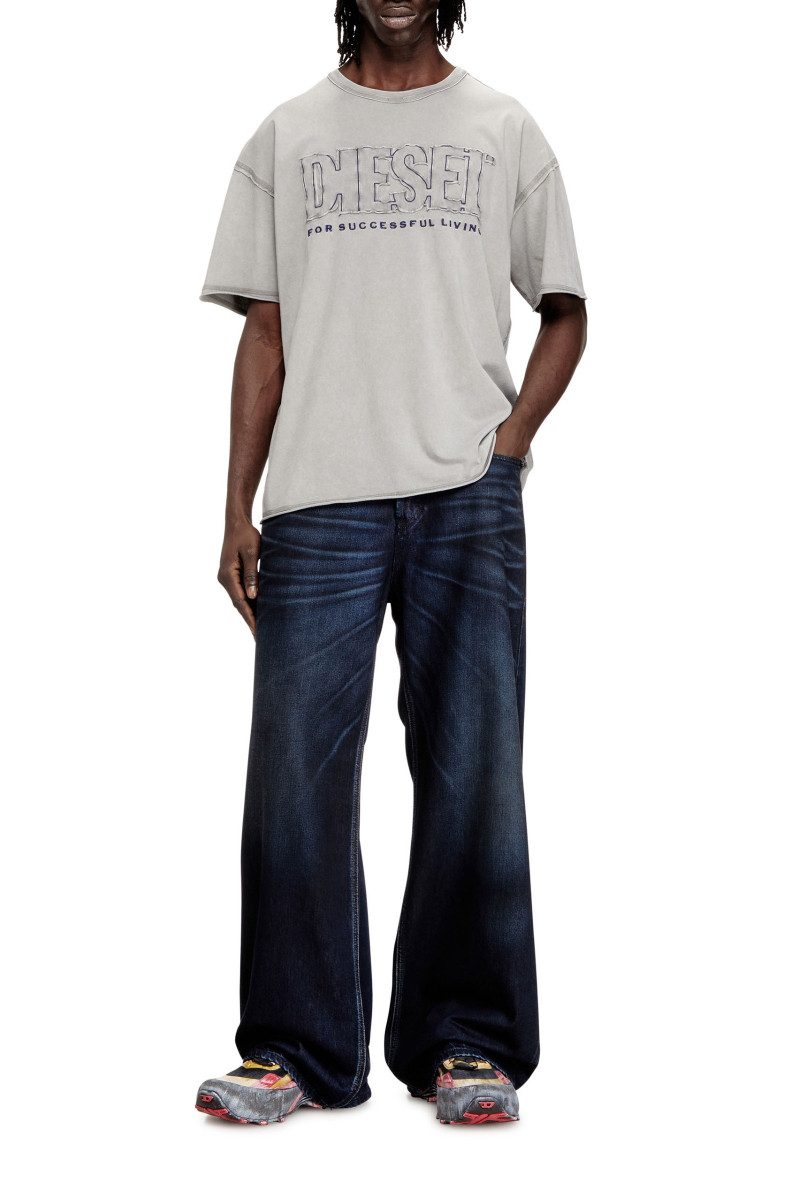 Tričko Diesel T-Rawboxt T-Shirt Steeple Gray