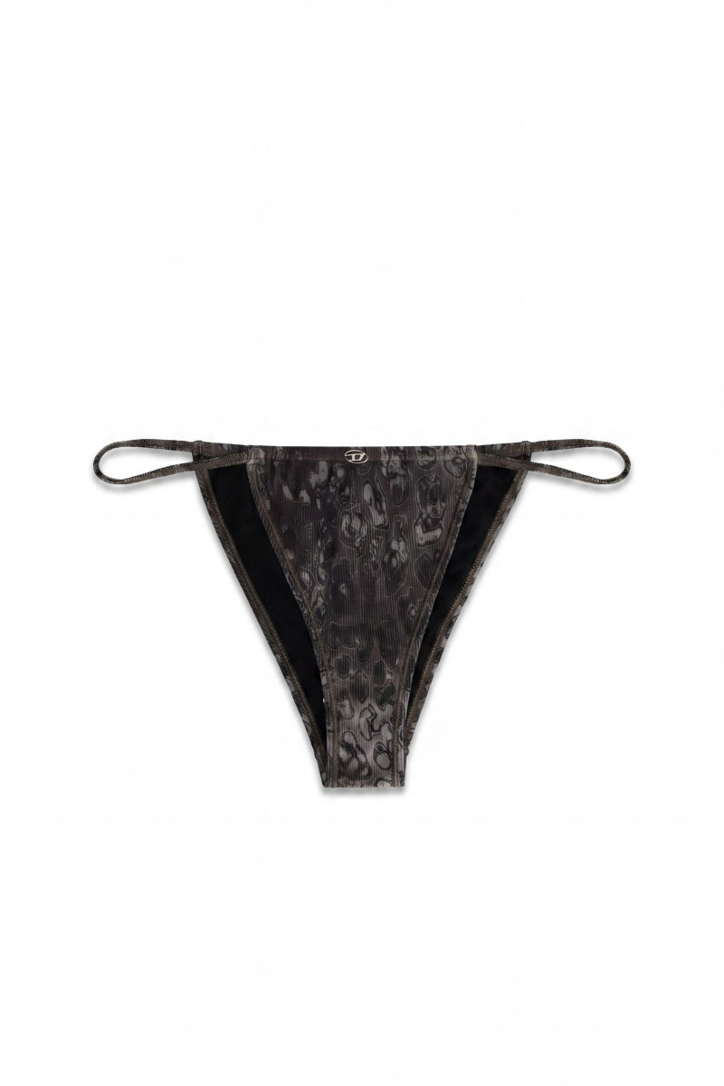 Fürdőruha Diesel Jodie-Utlt Underpants Leopard Brown