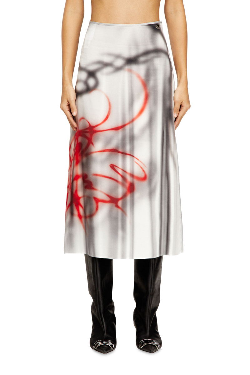 Sukňa Diesel O-Rchid-S1 Skirt White