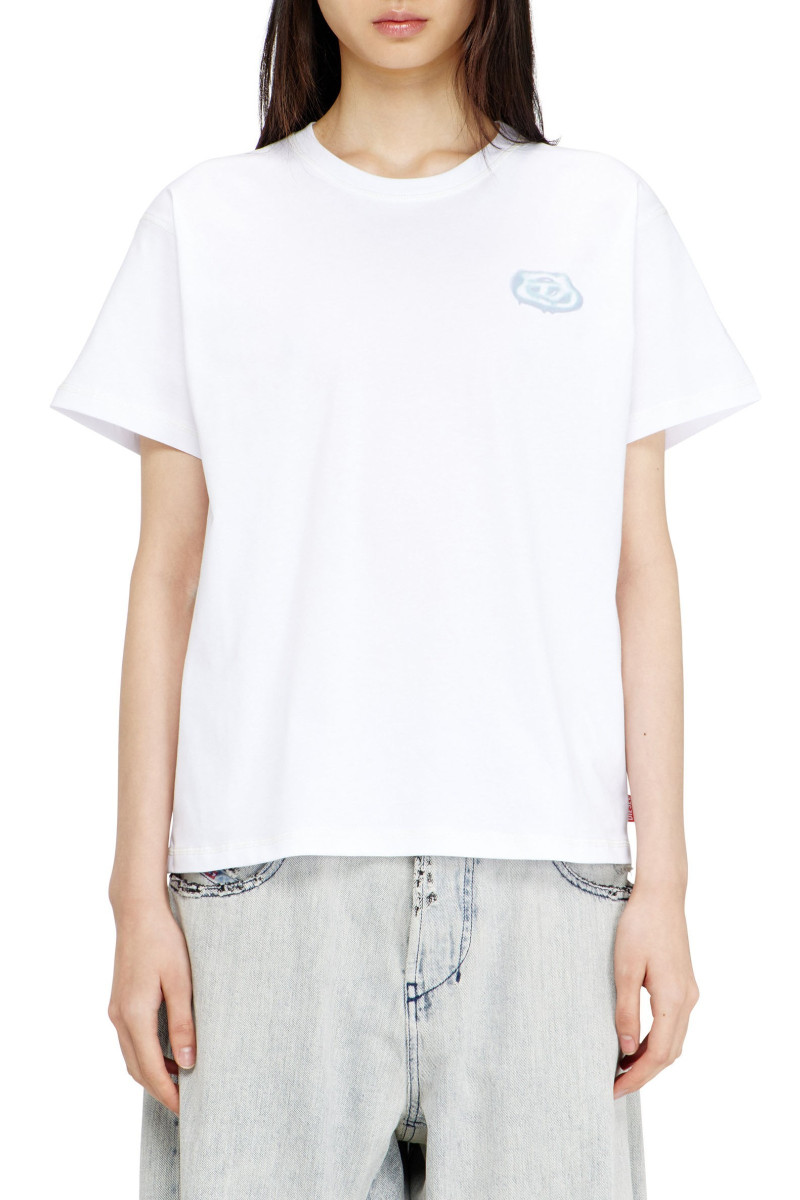 Póló Diesel T-Normy-S7 T-Shirt Bright White