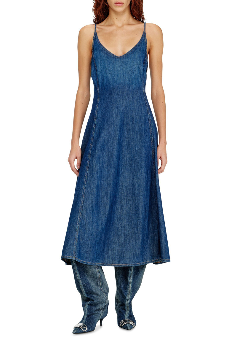 Šaty Diesel De-Beld-D Dress Denim