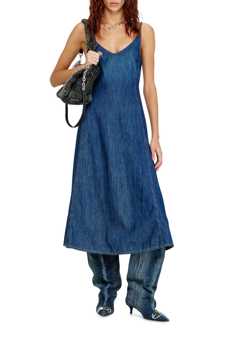 Šaty Diesel De-Beld-D Dress Denim