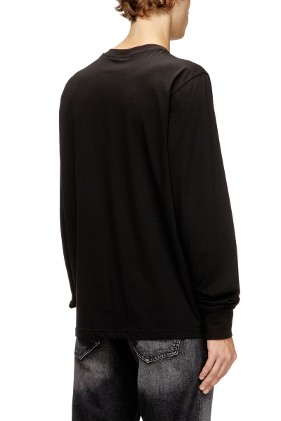 TRIČKO DIESEL T-ADJUST-LS-V1 T-SHIRT - Fotografie č. 3