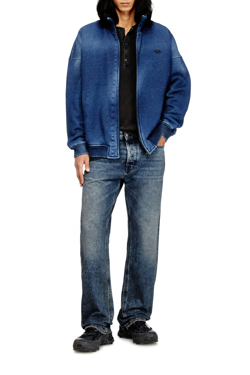 Mikina Diesel S-Batel-V1 Jacket Denim Blue