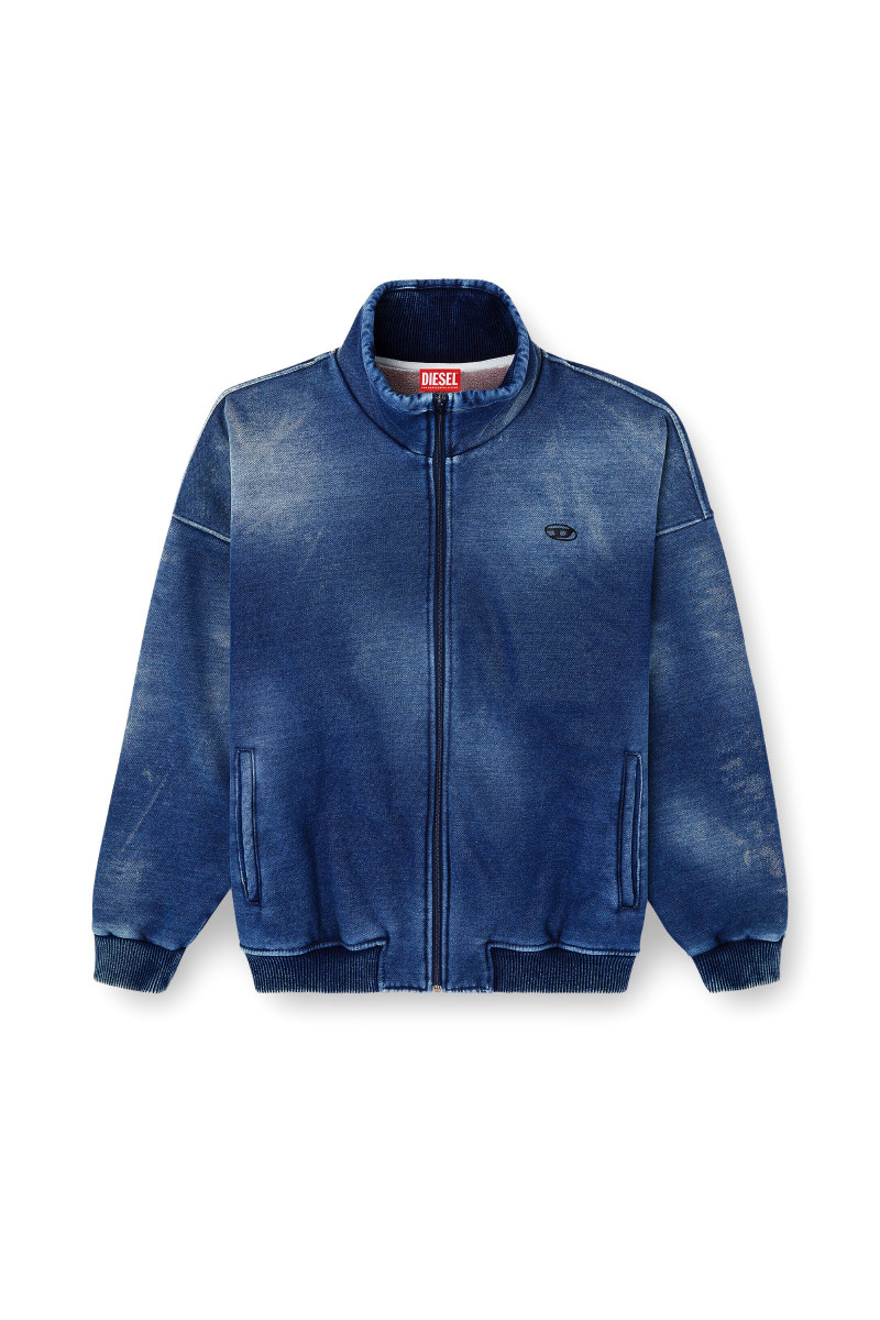 Mikina Diesel S-Batel-V1 Jacket Denim Blue