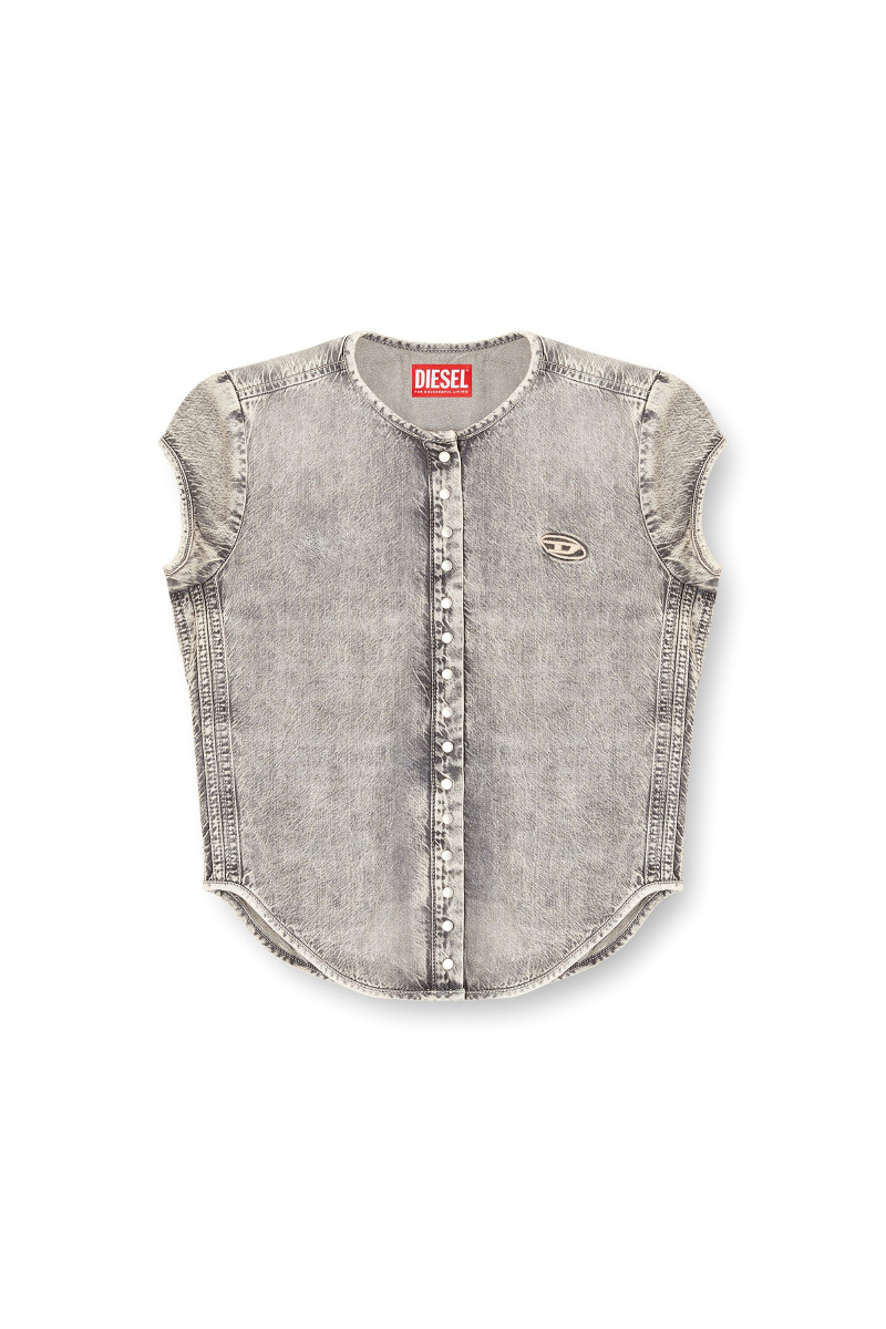 Košeľa Diesel De-Roset-S Shirt Black/Denim