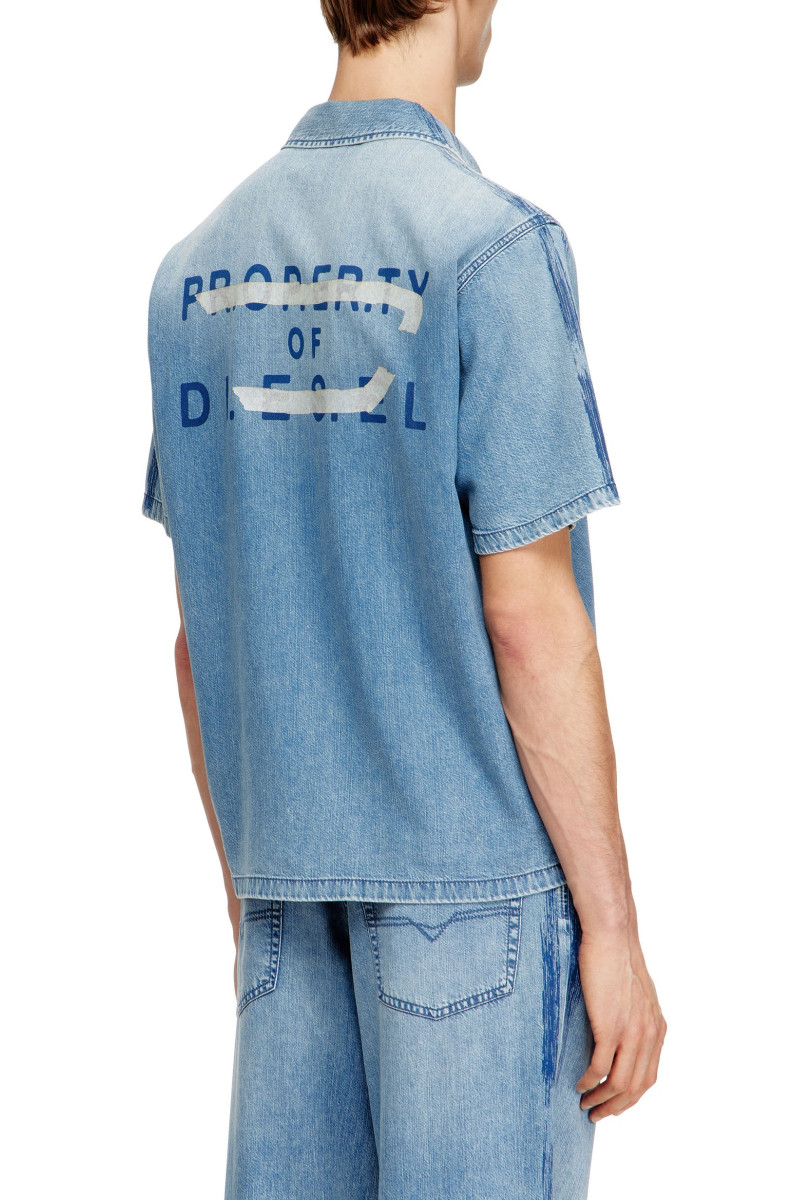 Košeľa Diesel D-Nabil-S9 Shirt Denim