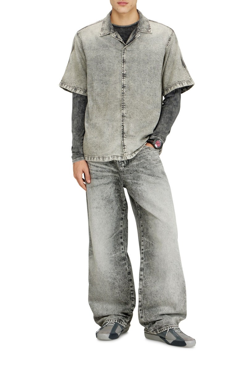 Košeľa Diesel D-Nabil-S8 Shirt Black/Denim