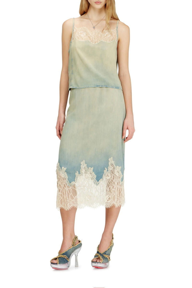 Sukňa Diesel De-Mersy-S Skirt Denim
