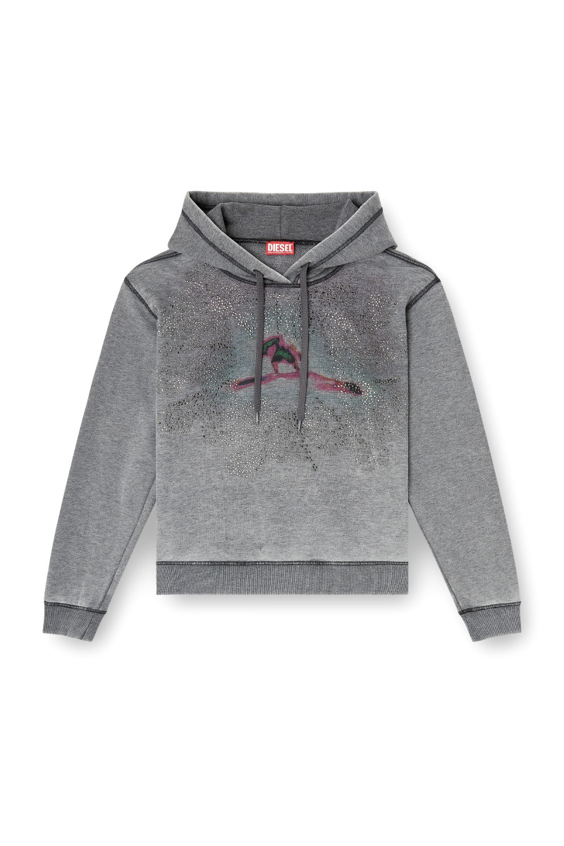 Mikina Diesel F-Normy-Hood-S1 Sweat-Shirt Black