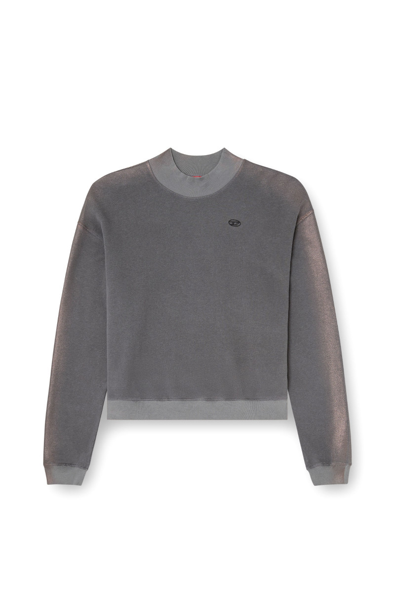 Mikina Diesel F-Alexan-S1 Sweat-Shirt Black Oyster