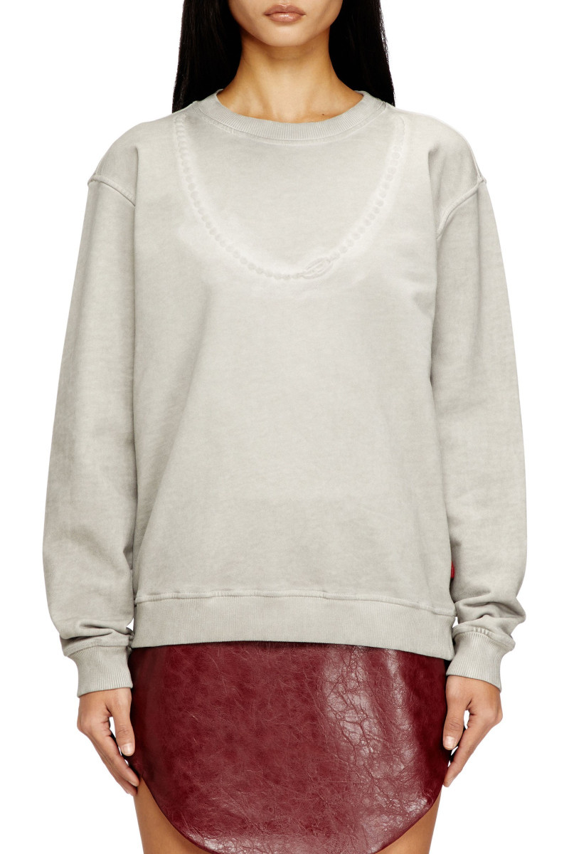 Mikina Diesel F-Normy-S2 Sweat-Shirt Off White