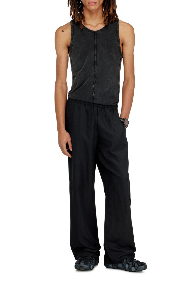 Nohavice Diesel P-Theck-Pgbs Trousers Caviar