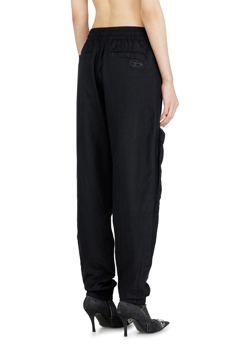 Nohavice Diesel P-Ride-S2 Trousers Caviar