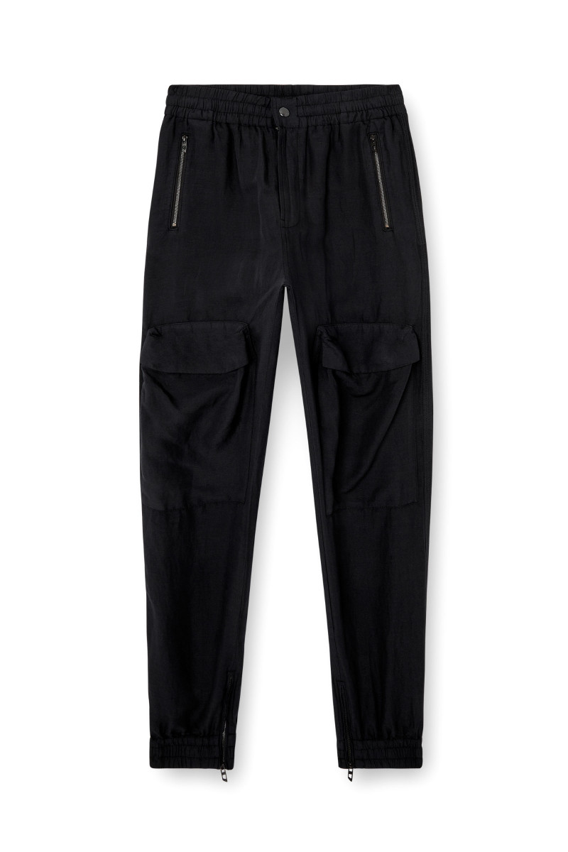 Nohavice Diesel P-Ride-S2 Trousers Caviar