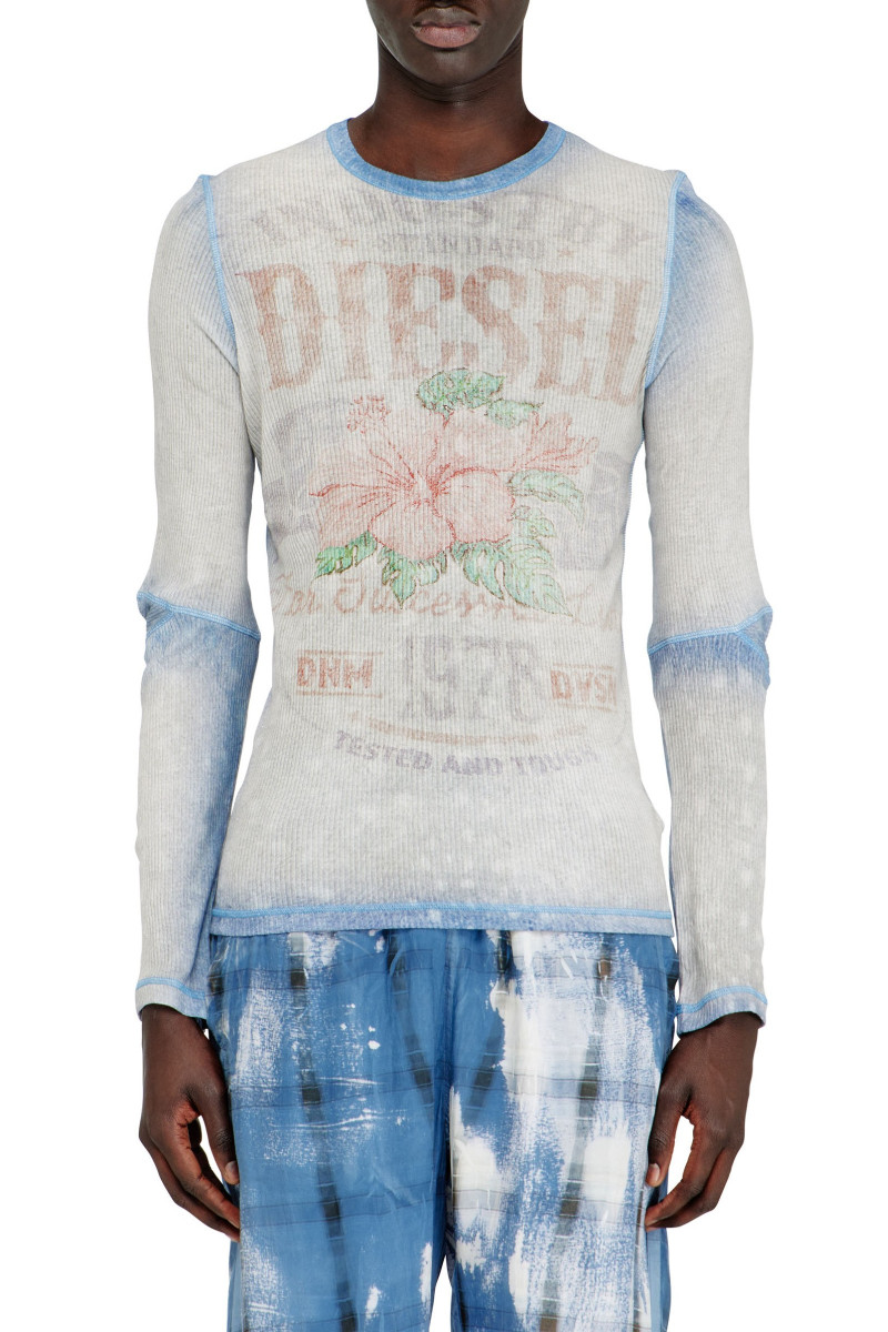 Tričko Diesel T-Gaspar Tank Top Blue