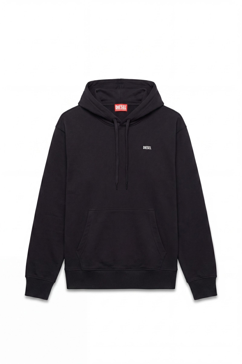 Mikina Diesel S-Macs-Hood-V3 Sweat-Shirt Black
