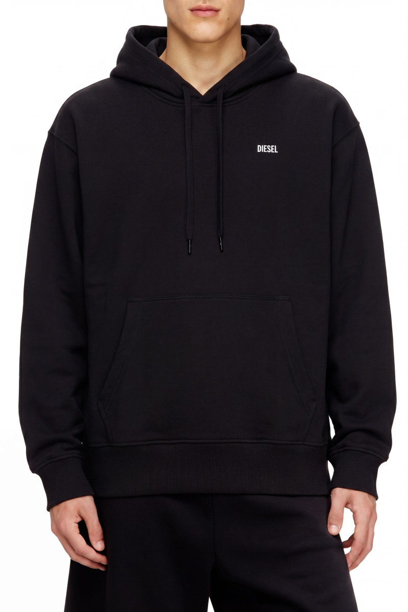Mikina Diesel S-Macs-Hood-V3 Sweat-Shirt Black