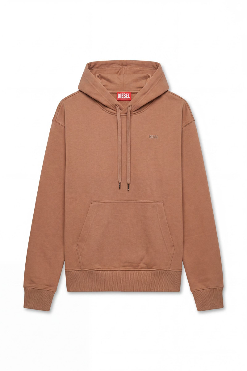 Mikina Diesel S-Macs-Hood-V3 Sweat-Shirt Mocha Mousse
