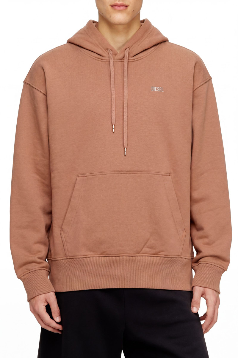 Mikina Diesel S-Macs-Hood-V3 Sweat-Shirt Mocha Mousse