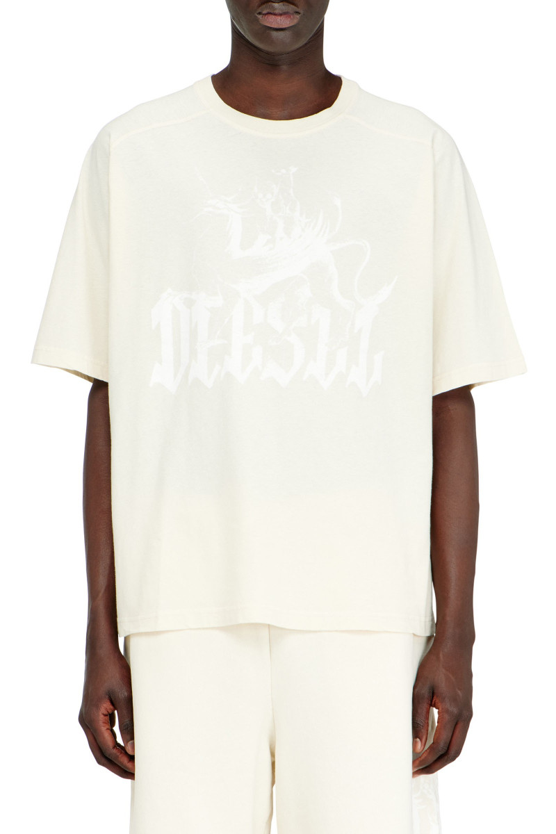 Tričko Diesel T-Jussi-A T-Shirt Off White