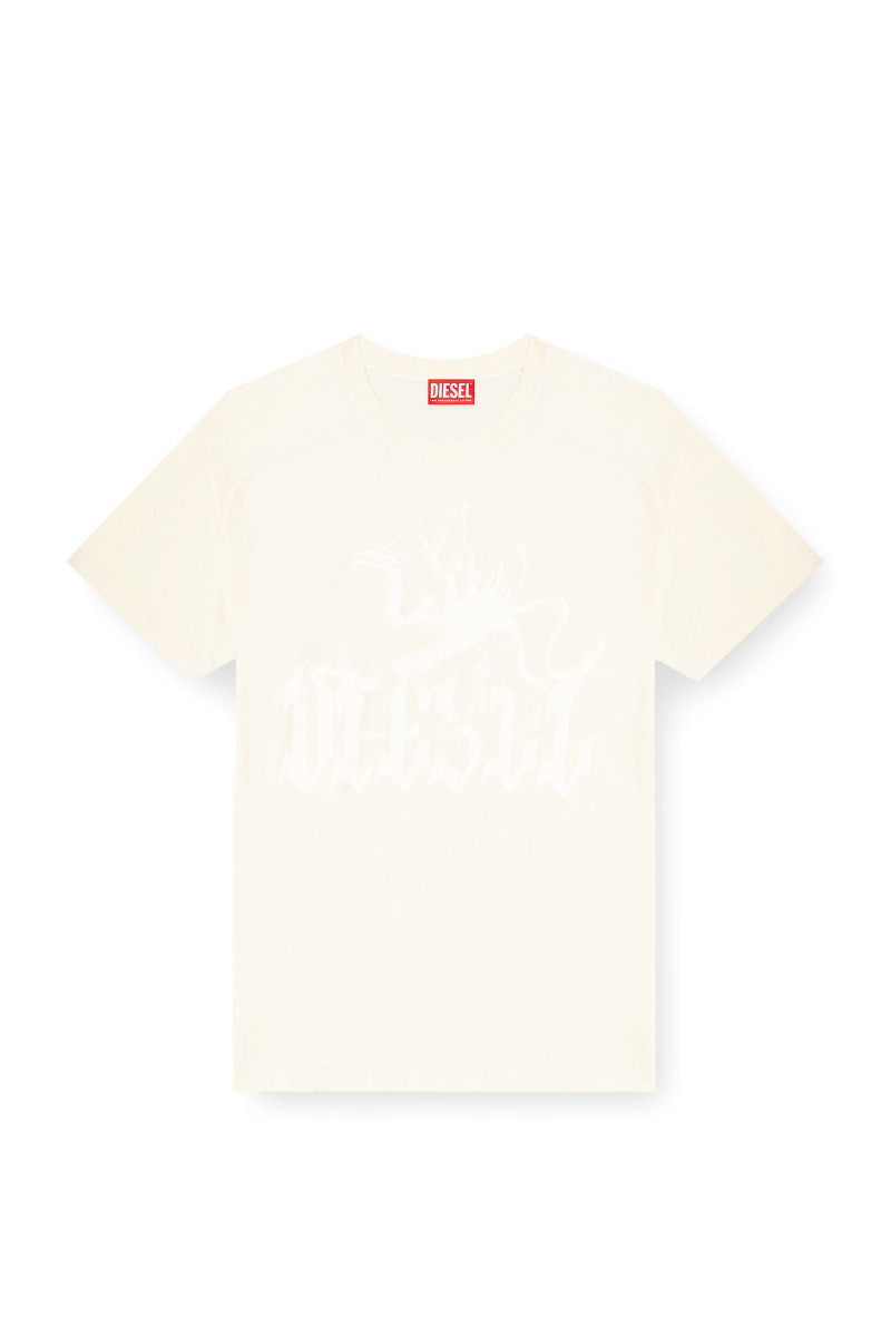 Tričko Diesel T-Jussi-A T-Shirt Off White