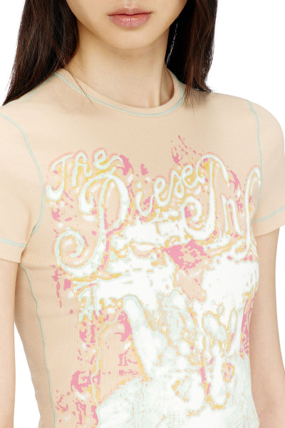 PÓLÓ DIESEL T-BRENDA T-SHIRT - Kép 4